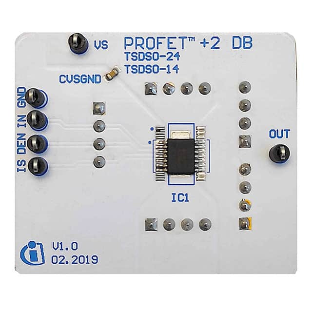 PROF2BTS70081EPPDBTOBO1 EVAL BOARD FOR BTS7008-1EPP