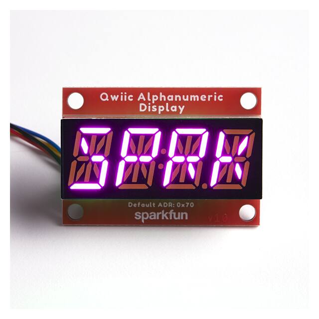 COM-16919 QWIIC ALPHANUMERIC DISPLAY PINK
