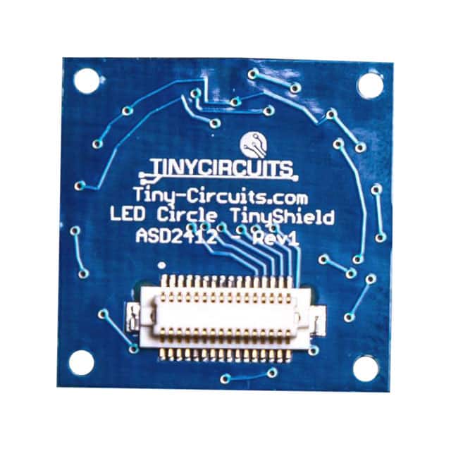 ASD2412-R-LA TINYSHIELDCIRCLEEDGELEDS AMBER