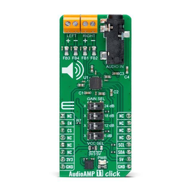 MIKROE-5584 AUDIOAMP 11 CLICK