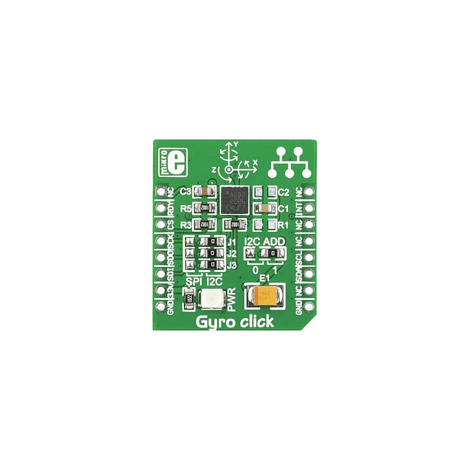 MIKROE-1379 BOARD ADD-ON GYRO CLICK