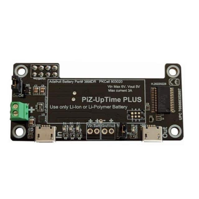 PiZ-UpTimePLUS UPS that guarantees reboot of Pi