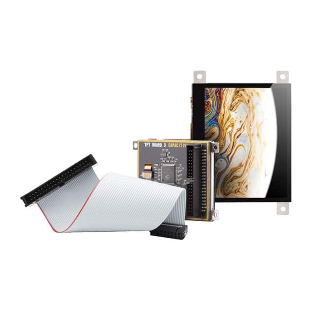 MIKROE-3857 TFT BOARD 3 CAPACITIVE WITH FRAM