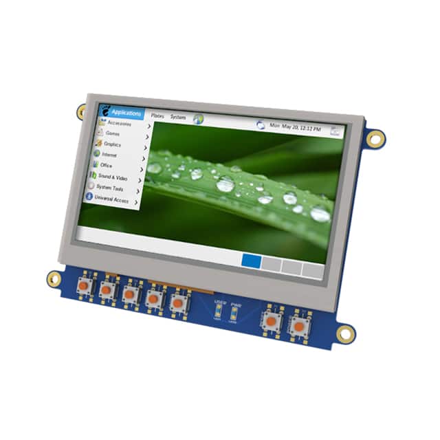 4DCAPE-43 4.3" 480X272 PIXEL LCD CAPE FOR