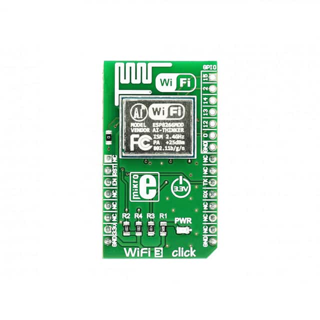 MIKROE-1769 DEV BOARD WIFI3 CLICK P2P 3.3V