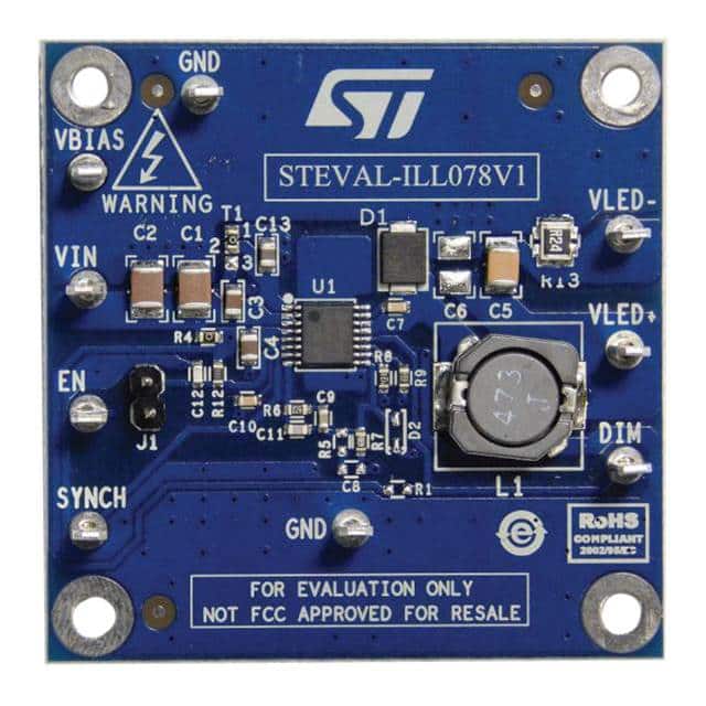 STEVAL-ILL078V1 EVAL BOARD LED6000 1A LED DVR