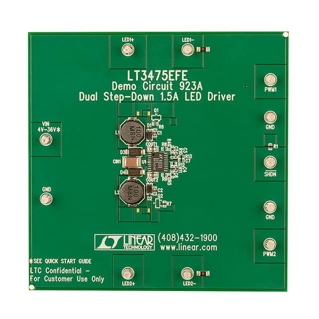 DC923A BOARD DEMO FOR LT3475