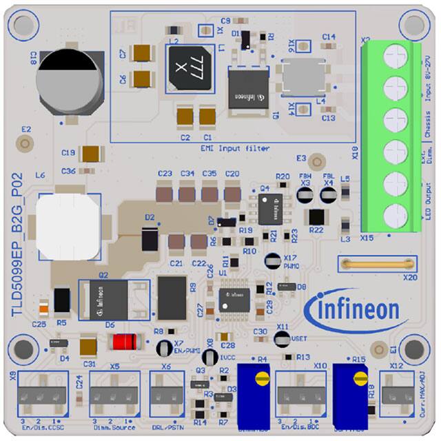 TLD5099EPB2GEVALKITTOBO1 EVAL BOARD B2G TLD5099EP