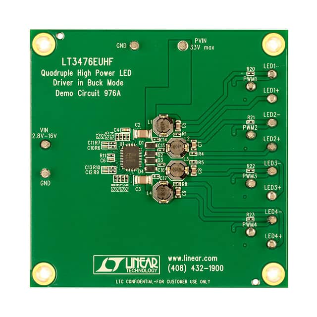 DC976A BOARD DEMO FOR LT3476EUHF
