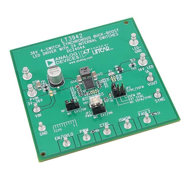 DC2404A LT3942 DEMO BOARD  14V, 1A LED S