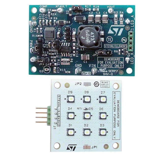 STEVAL-ILL049V12 BOARD EVAL LED DVR 9LED NTC SENS