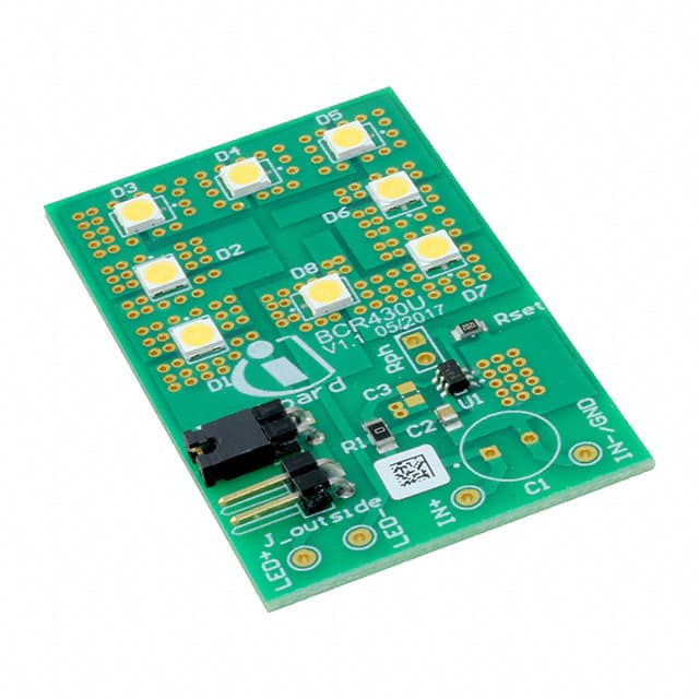 BCR430ULEDBOARDTOBO1 EVAL BOARD LED DRIVER BCR430U