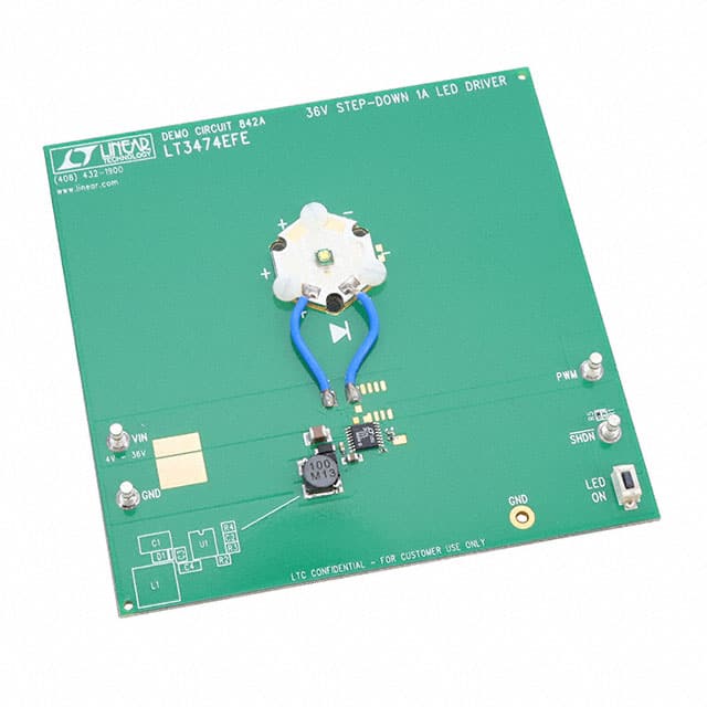 DC842A BOARD DEMO FOR LT3474EFE/IFE