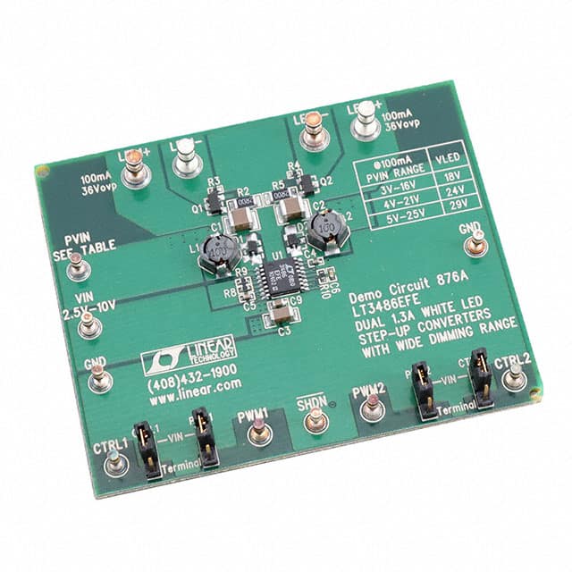 DC876A BOARD DEMO FOR LT3486EFE