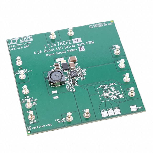 DC949A-A BOARD DEMO FOR LT3478EFE-1