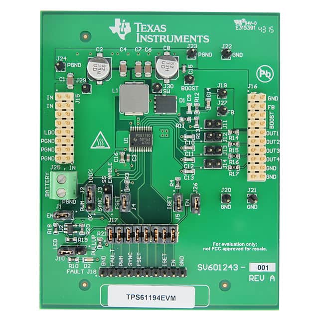 TPS61194EVM EVALUATION MODULE