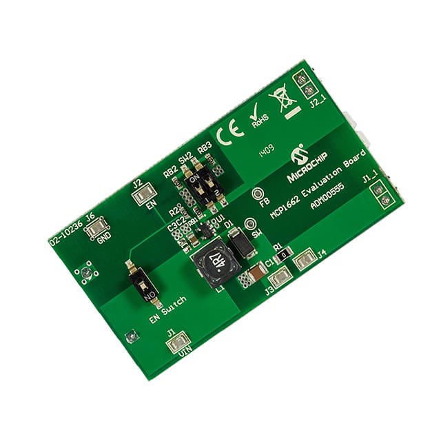 ADM00555 EVAL BOARD MCP1662 BOOST CONV