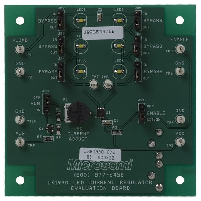 LX1990-03EVAL BOARD EVAL LED DRIVER 2CHANNEL