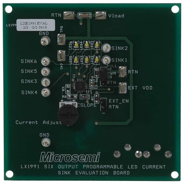 LX1991-03EVAL BOARD EVAL LED DRIVER 6 CHANNEL