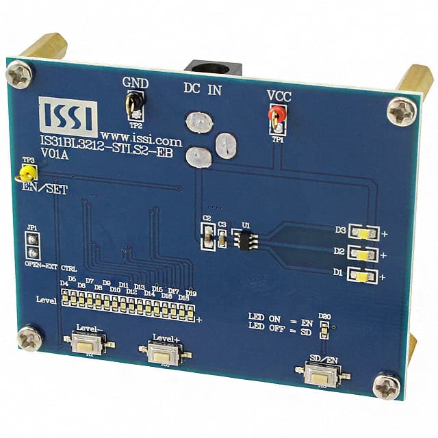 IS31BL3212-STLS2-EB EVAL BOARD FOR IS31BL3212-STLS2