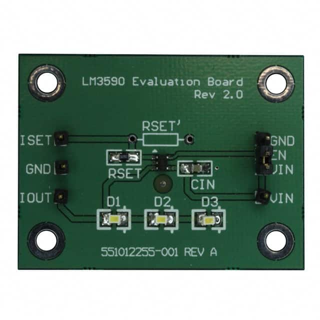 LM3590MFEV BOARD EVALUATION LM3590MF