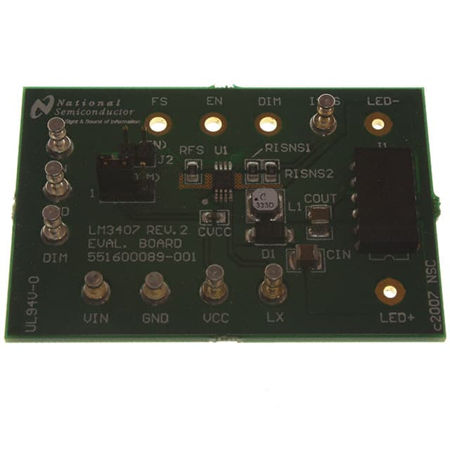 LM3407EVAL BOARD EVALUATION FOR LM3407