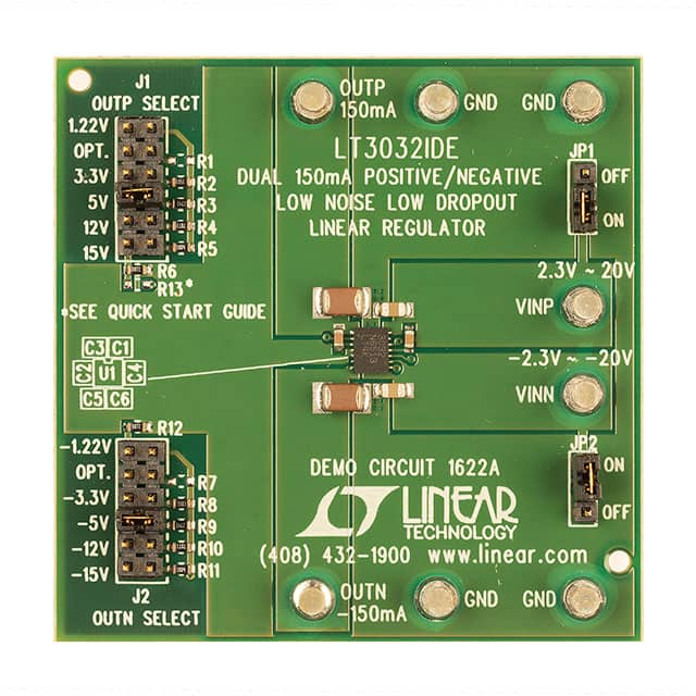 DC1622A BOARD DEMO FOR LT3032IDE