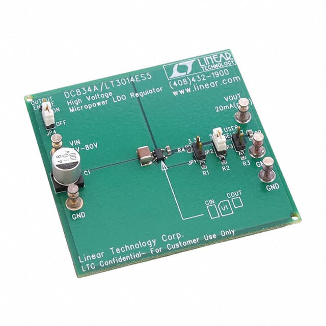 DC834A BOARD DEMO FOR LT3014ES5