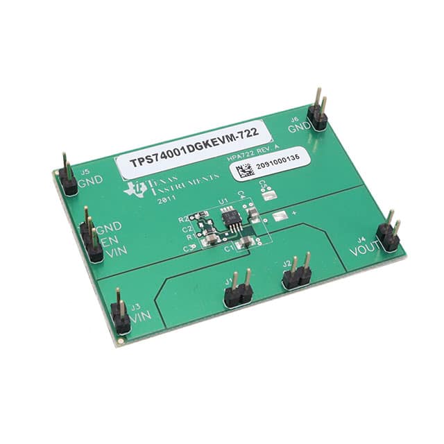 TPS74001DGKEVM-722 EVAL MODULE FOR TPS74001DGK-722