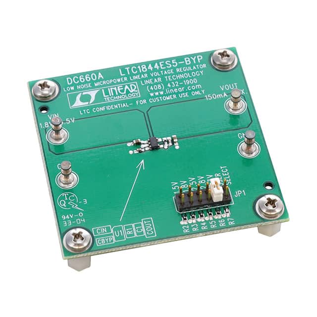 DC660A LTC1844ES5-BYP - LOW NOISE MICRO