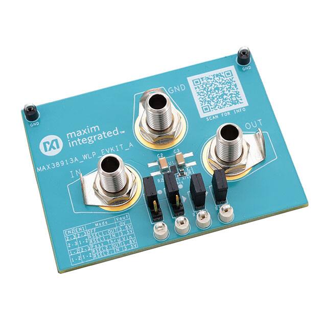 MAX38913AEVK#WLP 1A LOW NOISE LDO WITH DUAL VOLTA
