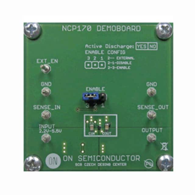 NCP170AMX300GEVB EVAL BOARD NCP170AMX300G