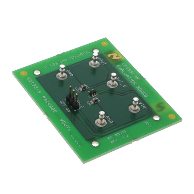 LP5951MF-2.5EV BOARD EVALUATION LP5951MF-2.5