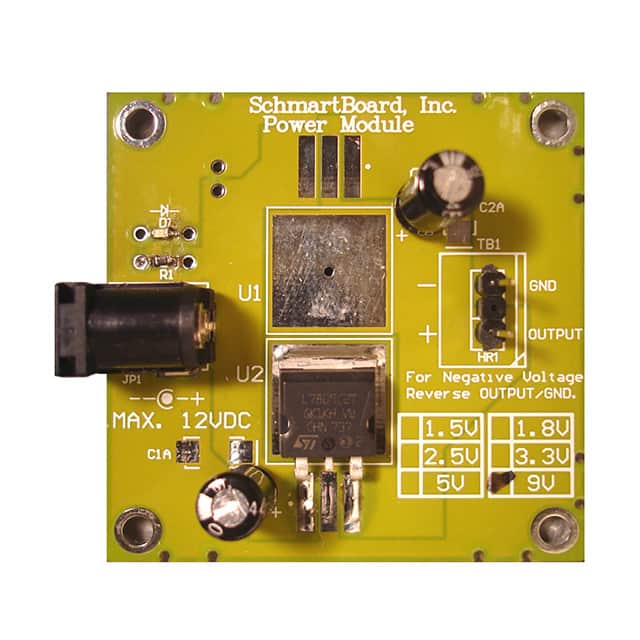 710-0003-06 9 VOLT POPULATED SINGLE VOLTAGE