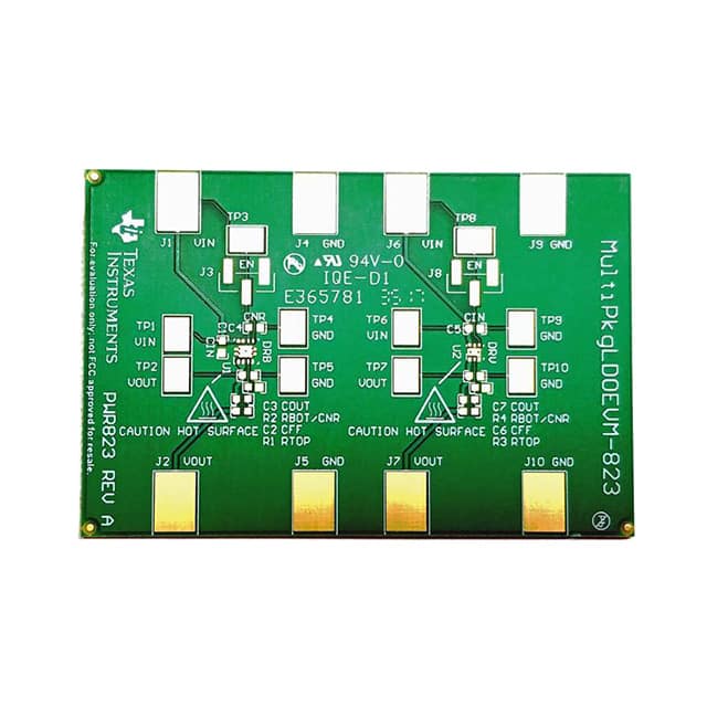 MULTIPKGLDOEVM-823 UNIVERSAL LINEAR REG EVAL BOARD