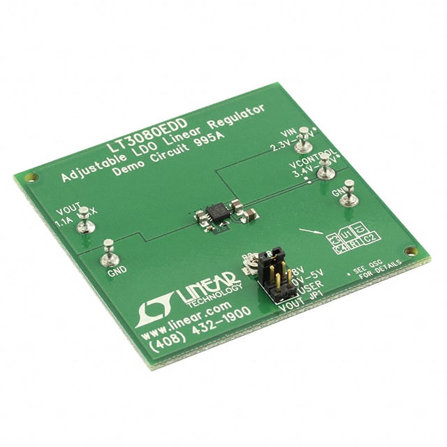 DC995A EVAL BOARD LDO REG LT3080