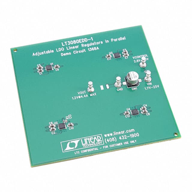 DC1368A BOARD DEMO FOR LT3080EDD-1