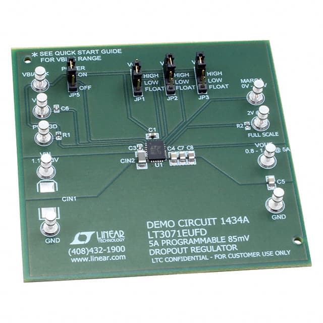 DC1434A BOARD DEMO FOR LT3071EUFD