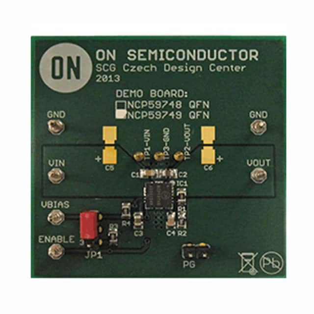 NCP59749MN2ADJTBGEVB EVAL BOARD NCP59749MN2ADJTBG