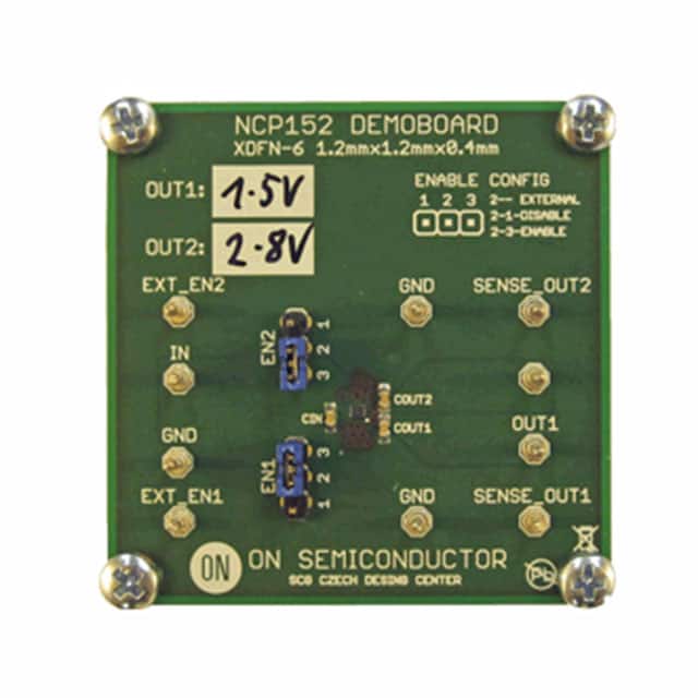 NCP152MXTCGEVB EVAL BOARD NCP152MXTCG