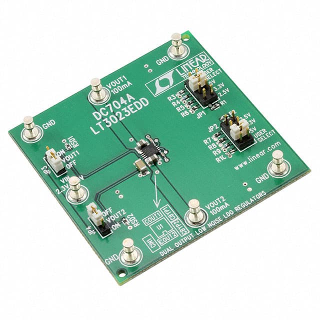 DC704A BOARD EVAL FOR LT3023EDD