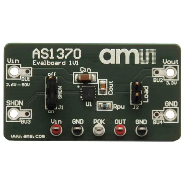 AS1370-TD-33_EK_ST AS1370 3.3V EVALUATION KIT