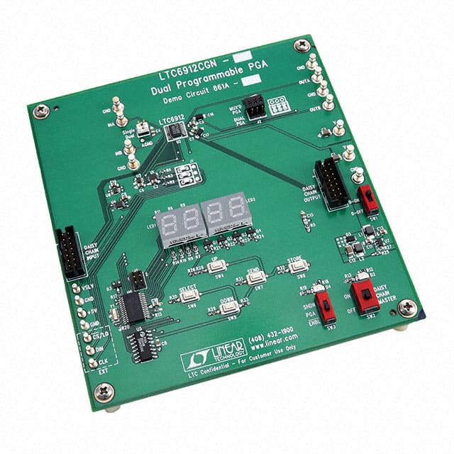 DC861A-B LTC6912-2 DUAL DIGITALLY CONTROL
