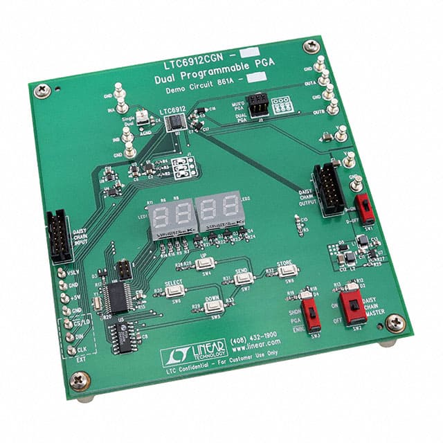 DC861A-A LTC6912-1 DUAL DIGITALLY CONTROL