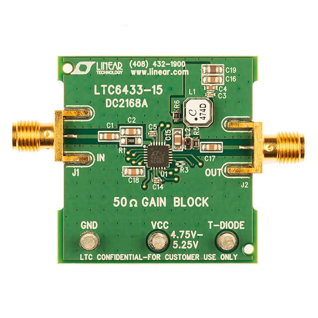 DC2168A LTC6433-15 DEMO BOARD - 100KHZ T