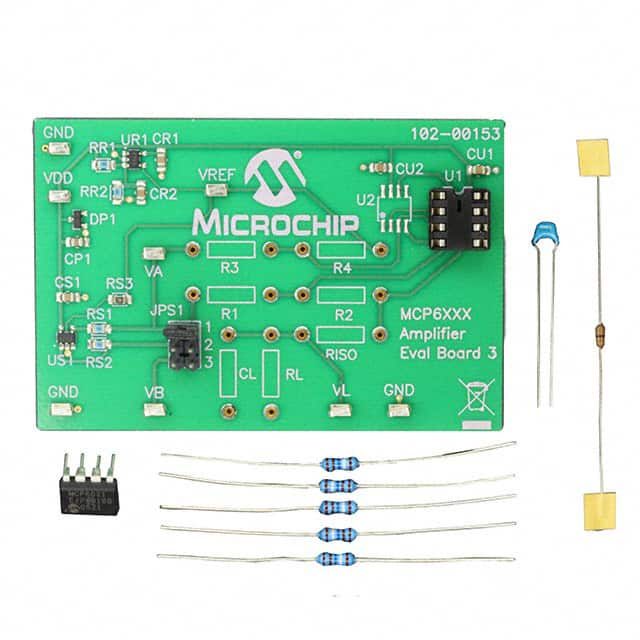 MCP6XXXEV-AMP3 BOARD AMPLIFIER EVAL 3 MCP6XXX