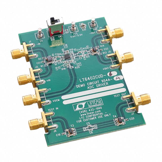 DC954A-A LT6402-6 300MHZ DIFF IN/OUT ADC