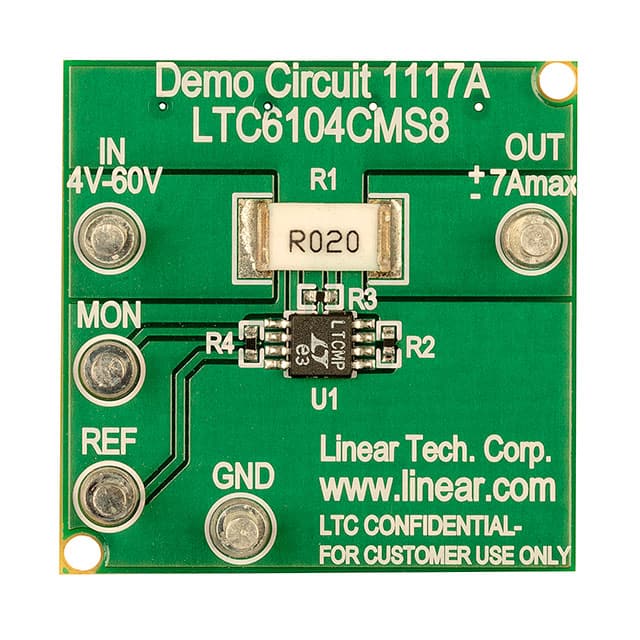 DC1117A LTC6104 CURRENT SENSE DEMO BOARD