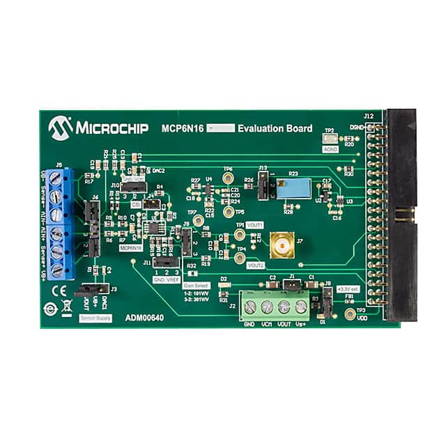 ADM00640 EVALUATION BOARD MCP6N16