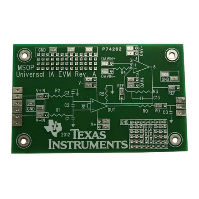 INAEVM-MSOP8 BARE BOARD UNIV INST AMP 8MSOP